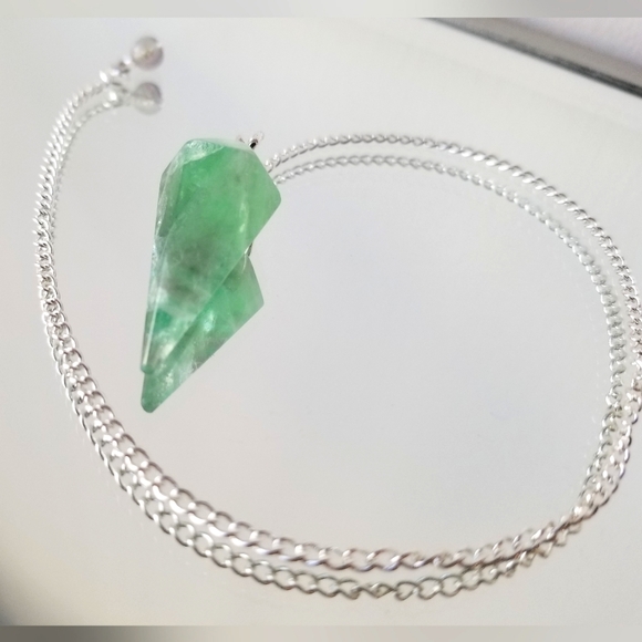 Rainbow Fluorite Pendulums - Picture 2 of 3